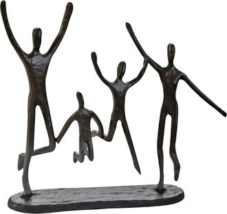 Casablanca Design Dekofigur »Skulptur Jumping braun H. 20 cm«