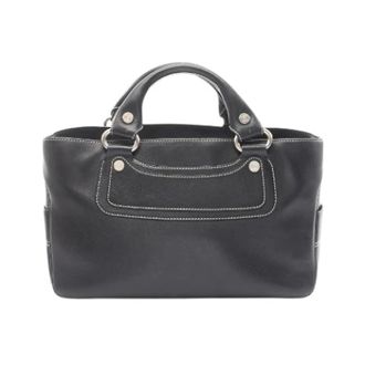 Celine Pre-owned Handbags, female, Black, Size: ONE SIZE Pre-owned Boogie Bag Leather Handbag