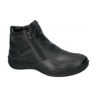 Josef Seibel Anvers 29 - Heren - Enkellaarsjes - Zwart - 40 EU - Leer - Schoenen