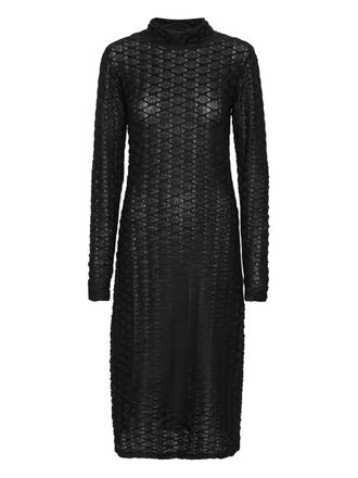 Henrik Vibskov Bubble midi dress - women - Elastane/Recycled Polyester - M - Black