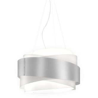 Linea Zero Linea Zero - Sospensione Moderna 5 Luci Bea In Polilux Silver D80 Made In Italy