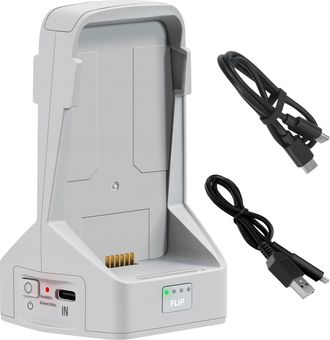 OEM Centro De Carga Bidireccional Para Dji Flip, Cargador R&aacute;pido, Estaci&oacute;n De Carga Con Cable De Carga Compatible Con Bater&iacute;as De Drones Flip, Carga Dos B