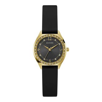 Guess Dameshorloge Charlotte Gw 0820L1 Zwart Goud - Dames - Horloges - Zwart - ONE Size - Accessoires