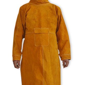 OEM Tablier De Soudage - Cuir De Vache - 105 Cm - Protection Etincelles Chaleur - Pour Soudage Meulage - 1 Piece