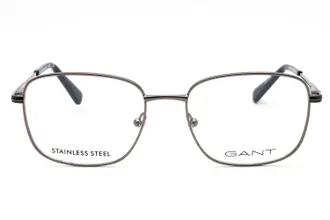 GANT GA50069 Rectangular Metal Frame Eyeglasses - Silver