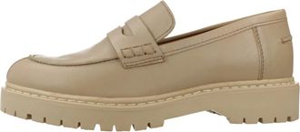 Geox D Bleyze - Dames - Loafers - Bruin - 39 EU - Leer - Schoenen
