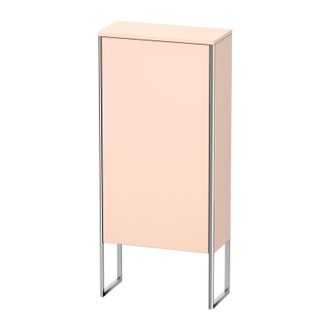 Duravit Armario De Media Altura Duravit Xsquare 50.0x23.6 Cm, 1 Puerta, Colgado A La Izquierda, 2 Estantes De Vidrio, Color (frente/cuerpo): Albaricoque Perla