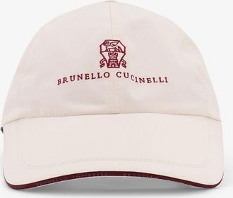 Brunello Cucinelli Cappello in nylon con logo ricamato frontale - BRUNELLO CUCINELLI - gender_Man