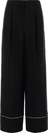 Fendi Pleated-front Side-pocket Straight Trousers