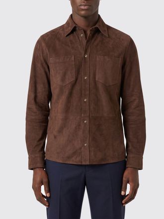 Brunello Cucinelli Camicia Brunello Cucinelli in pelle scamosciata