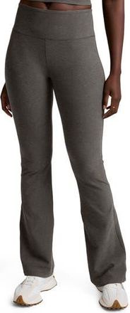 Beyond Yoga Space Dye High Waist Bootcut Leggings in True Gray Heather at Nordstrom Rack, Size X-Small