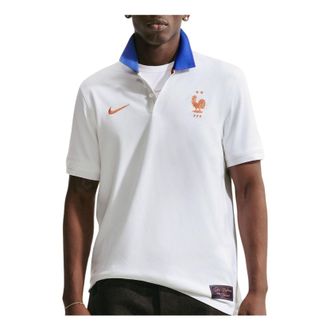 Nike FFF 2026 27 Polo Shirt White Game Royal Metallic Copper IQ6429-100
