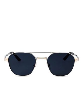 Cartier Santos de Cartier sunglasses - men - Metal - 52 - Silver