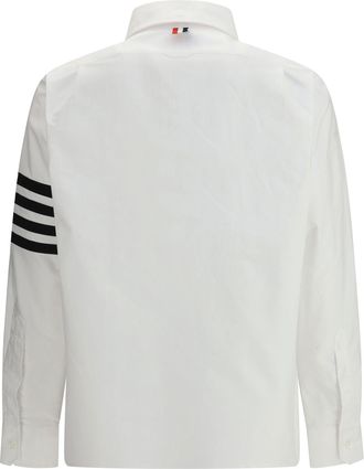 Thom Browne Mens Cotton Shirt White