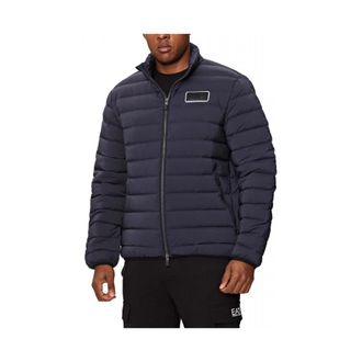 Emporio Armani Emporio Armani Ea7, Heren, Jassen, Blauw, Maat: M Leer