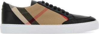 Burberry Embroidered Canvas Sneakers