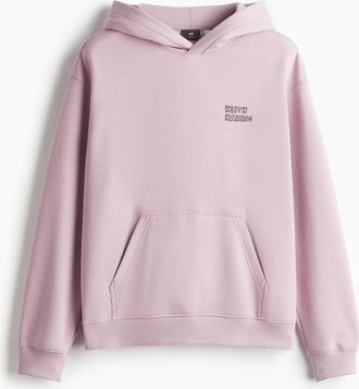 H&M Hoodie in Loose Fit - Pink