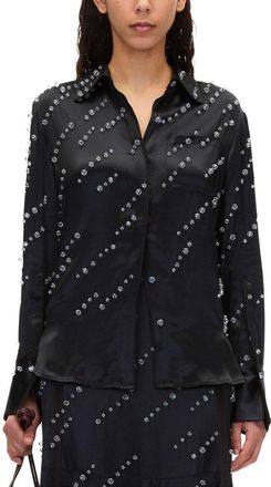 3.1 Phillip Lim Liquid Satin Pajama Shirt