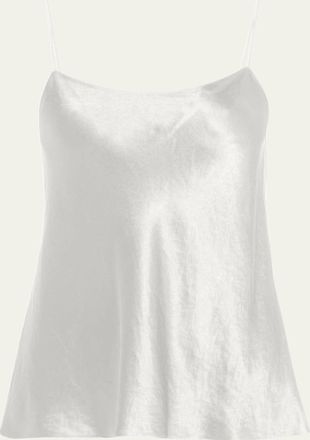 Vince Satin Scoop-Neck Cami