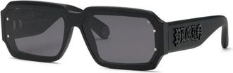 Philipp Plein Authentieke Bril met Topkwaliteit - unisex - Zonnebrillen - Zwart - 67 MM - Accessoires