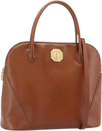 Saint Laurent Pre-owned Hand Bag - Dames - Vintage Handtas - Bruin - ONE Size - Leer - Vintage