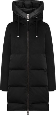 Duno Talia hooded coat - Black