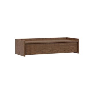 Petits Meubles Tocador consola de pared 1 caj&oacute;n paneles laminados madera oscura