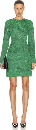 Givenchy Green Fibres Casual Womens Dress