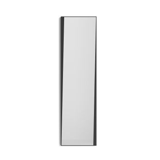 HERDASA Herdasa Espejo De Pared Asim&eacute;trico 167x46, Collecci&oacute;n Looker, En Mdf Chapado En Haya, Y Lacado. Negro