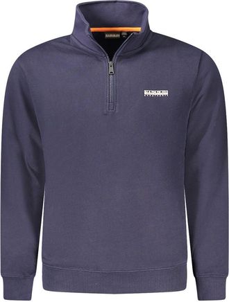 Napapijri Blauw Katoenen Heren Sweatshirt