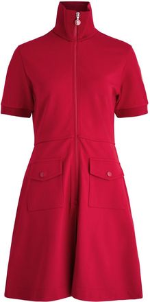 Moncler Jersey Mini Dress - Red Dark - S (UK 10 / S)