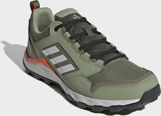 ADIDAS TERREX Trailrunningschuh ADIDAS TERREX TRACEROCKER 2.0 TRAILRUNNING, Herren, Gr. 42,5, tent gr&uuml;n, grau one, semi impact orange, Synthetik, Textil, Schuhe Tra