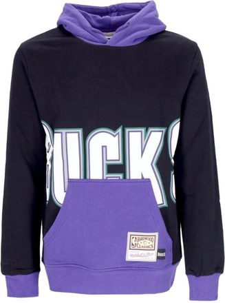 Mitchell & Ness NBA Big Face Hoodie 5.0 - Heren - Hoodies - Veelkleurig - S - Katoen - Hoodies & sweatvesten