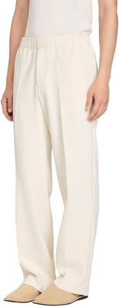 Sandro Wide-leg trousers in Ecru at Nordstrom, Size 38 X 32 Eu