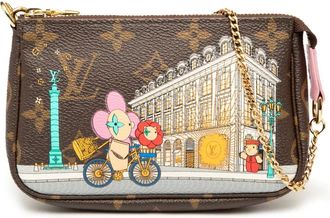 Louis Vuitton 2022 Monogram Vivienne in Paris Mini Pochette Accessoires handbag - Brown