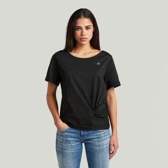 G-Star Knot Top - Zwart - Dames