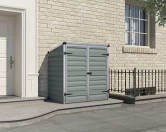Palram Palram - Canopia Voyager Caseta De Jard&iacute;n Policarbonato 90x140x147 Cm Gris