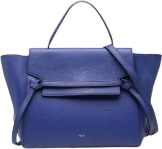 Celine Pre-owned Handbags, female, Blue, Size: ONE SIZE Pre-owned Mini Belt Bag