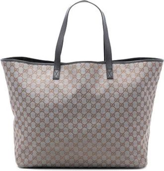Gucci Pre-owned Tote Bags, female, Gray, Size: ONE SIZE Pre-owned Tote Bag
