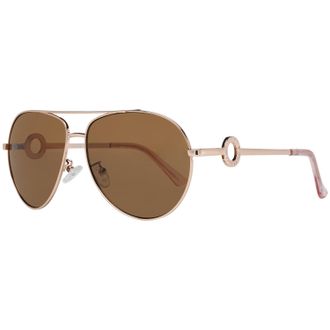 Guess GF3064 28U ros&euml;goudbruine zonnebril