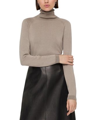 Lafayette 148 New York Raglan Sleeve Turtleneck Sweater