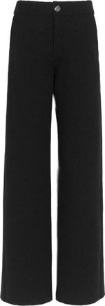 Barrie wide-leg trousers - Black