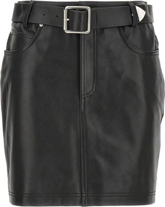 Pinko Black Grenada skirt