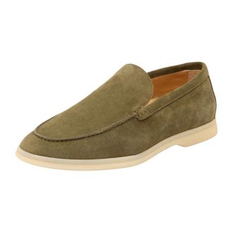 Triver Flight Mocassino in Softy Suede - - Shoes - Uomo - Verde - 42 EU