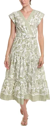 Vince Camuto Surplice Dolman Sleeve Midi Dress