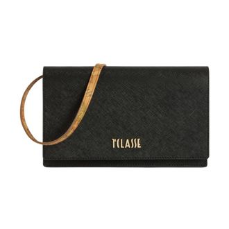 Alviero Martini 1A Classe Wallets & Cardholders, female, Black, Size: ONE SIZE Pochette Patta e Tracolla
