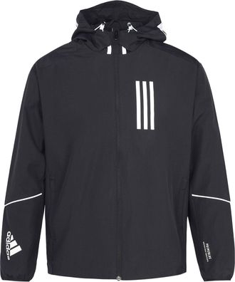 adidas W.N.D. Sports Stylish Hooded Jacket Black GF4015