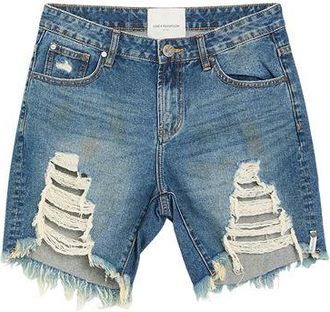 One Teaspoon BOTTOMWEAR - Shorts jeans su YOOX.COM