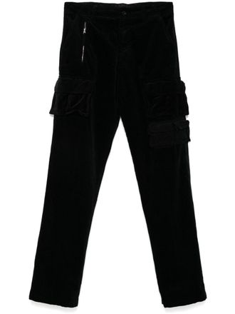 Aspesi corduroy cargo trousers - Black