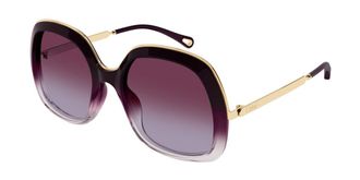 Chloé CH0327S 007 Womens Sunglasses Burgundy Size 56